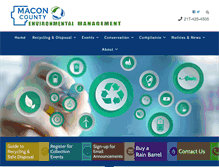 Tablet Screenshot of macongreen.com